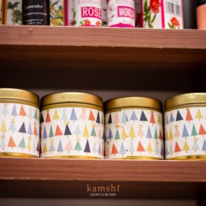 Kaleidoscope Holiday Candle Tin